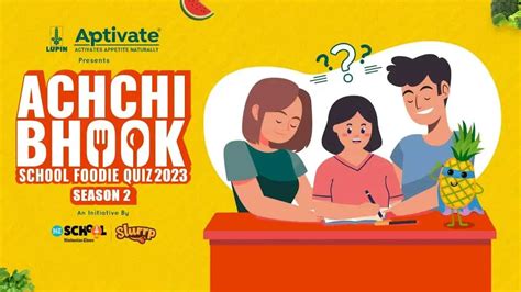 Lupin Aptivate Achchi Bhook School Foodie Quiz 2023 Season 2