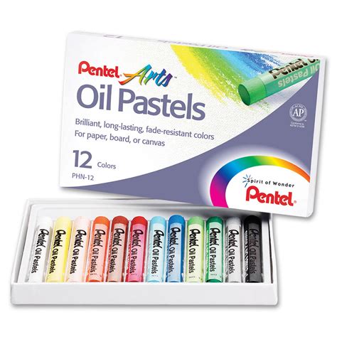 Pentel Arts Oil Pastels 12 Per Box 12 Boxes