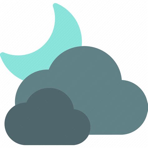 Clouds Moon Weather Icon Download On Iconfinder