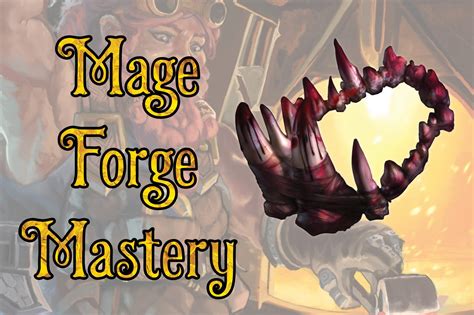Mage Forge Mastery For 5e Dandd — Bloodstained Crown Nerdarchy