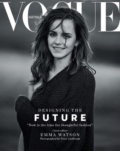 Vogue Australia Emma Watson By Peter Lindbergh Image Amplified