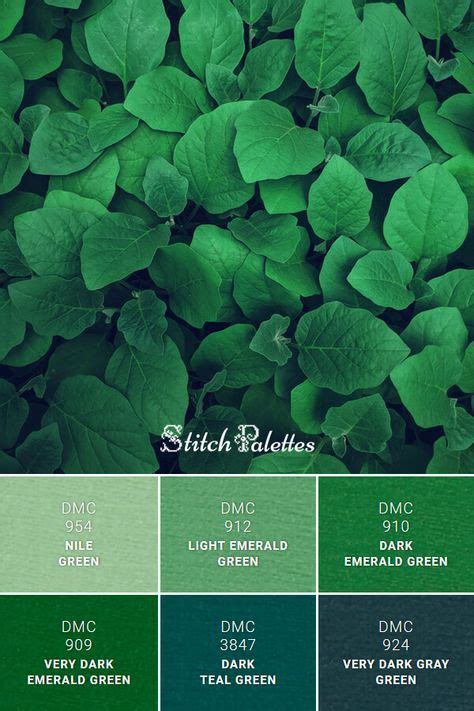 Green Foliage Emerald Green Paint Kelly Green Color Palette Green