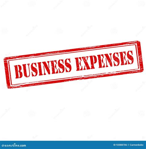 Business Expenses Stock Illustration Illustration Of Expenses 92088706