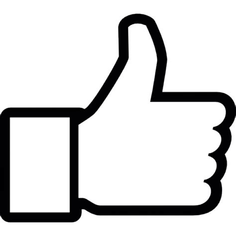 Thumb Up To Like On Facebook Icons Free Download