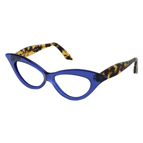 juliette 50s vintage style cat eye blue crystal glasses retropeepers ltd