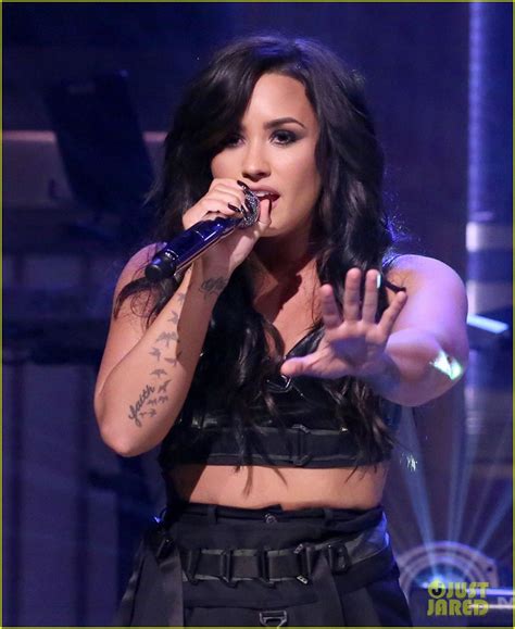 Demi Lovato Performs No Promises With Cheat Codes On Fallon Watch Now Photo 3904468