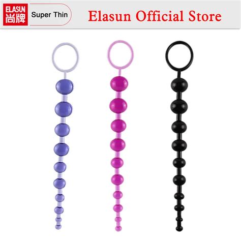 1 Pcs Anal Toy Color Jelly Anal Beads Sex Orgasm Vagina Plug Play Pull Ring Ball Anal Stimulator