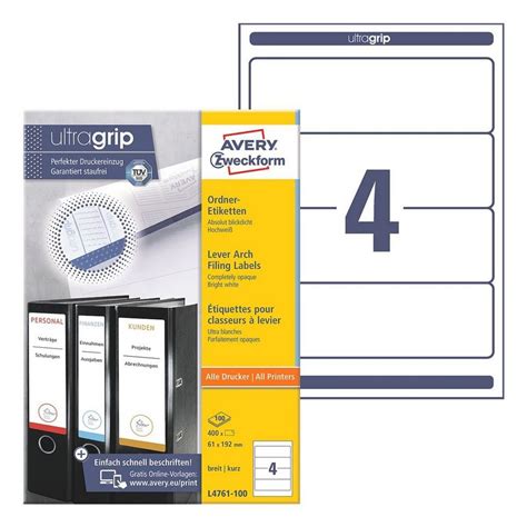 Das ist deutlich günstiger, als diese vorbedruckt zu kaufen. Avery Zweckform Ordnerrücken-Etiketten kaufen | OTTO