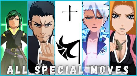 All Tenth Division Special Moves Bleach Brave Souls Youtube