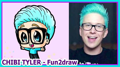 How To Draw Cute Tyler Oakley Fun Facts Cartoon Chibi Youtubers