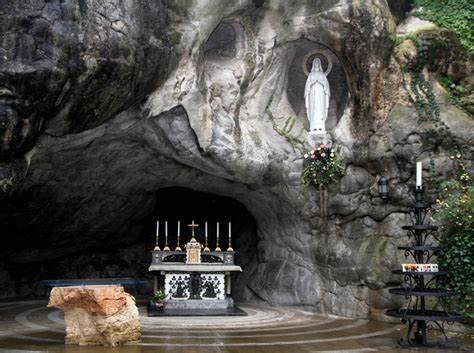 Statue Of The Virgin Mary In The Grotto Of Lourdes Catholic Digest