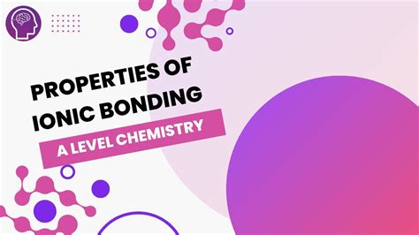 Properties Of Ionic Bonding A Level Chemistry Ocr Aqa Edexcel