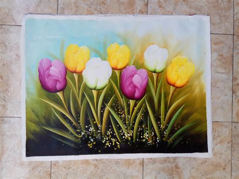 32 Lukisan Bunga Tulip Beserta Nama Pelukisnya Gambar Kitan