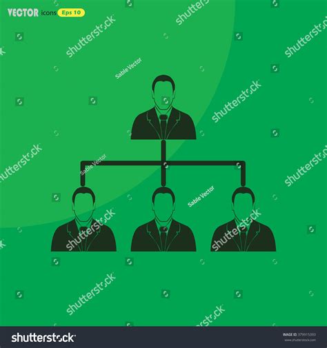 Corporate Hierarchy Concept Stock Vector Royalty Free 379915393