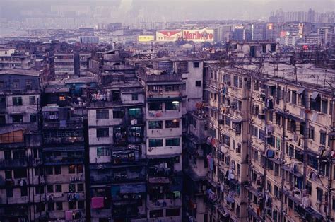 Kowloon Walled City 1989 Before Demolition In 1992 It Was The Most