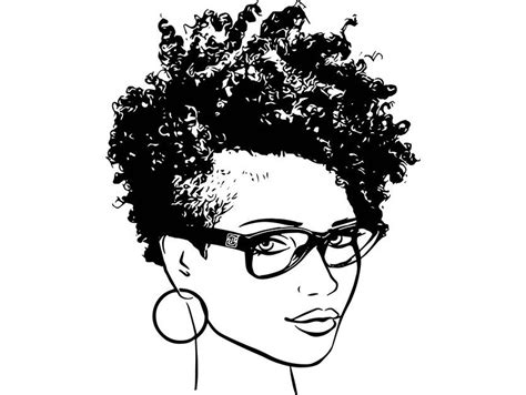 Afro Woman Svg Princess Queen Short Afro Hair Beautiful Etsy In 2021