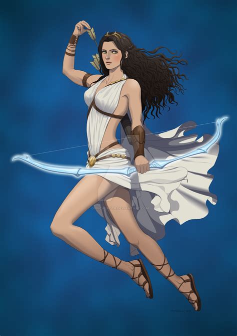 Greek Goddess Artemis By Officalrotp On Deviantart