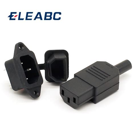 New Wholesale Price Black Iec 320 C13 Female Plugc14 Male Plug
