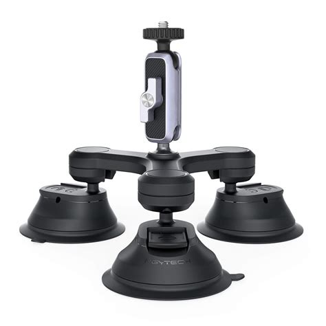 Pgytech Triple Cup Camera Suction Mount For Goprodji Osmo Pocket 2dji