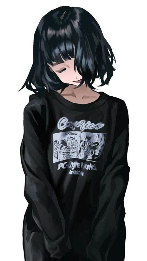 Beautiful Emo Anime Girls With Black Hair Hair Style Lookbook For
