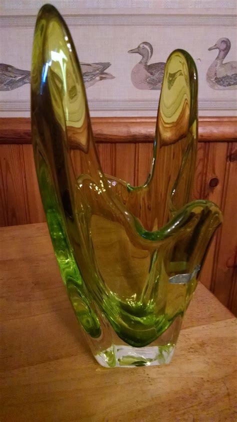 Japanese Hineri Art Glass Vase Collectors Weekly