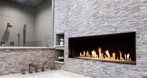 Flare Front Modern Frameless Fireplace Linear Fireplace Flare