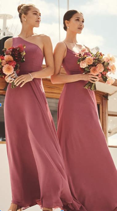 Dusty Rose Bridesmaid Dresses Long Dusty Rose Gown Rose Pink