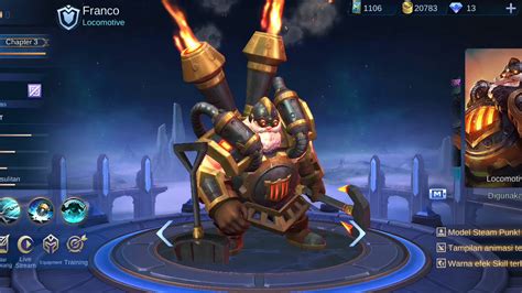 Franco All New Skin Mobile Legend Youtube