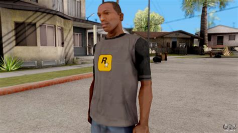Rockstar T Shirt Para Gta San Andreas