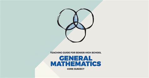 General Mathematics Senior High School Shs Teaching Guide Teacherph
