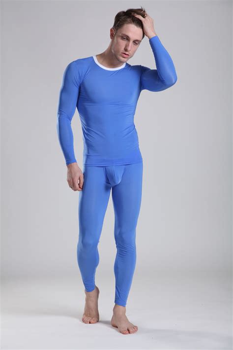 2018 Manview Sexy Ultra Thin Male Long Johns Bodice Separate Trousers