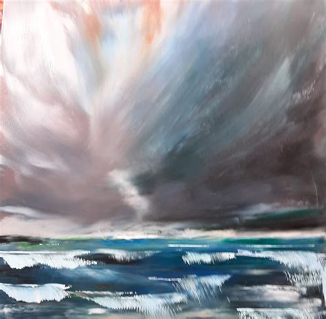 Stormy Sea ~ Semi Abstract Phil Anderson Art