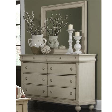 Rustic Traditions Dresser And Mirror By Liberty Furniture Dresser