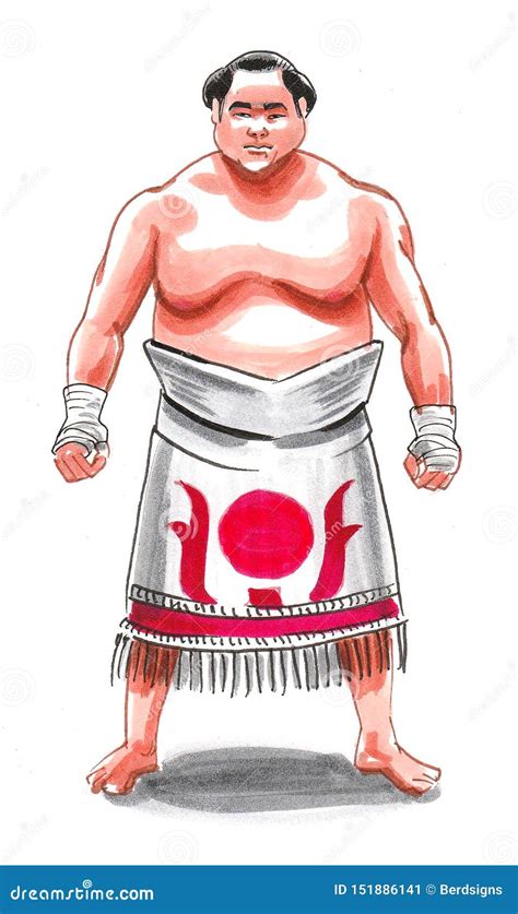 Luchador Del Sumo Imagen De Archivo Imagen De Luchador 151886141