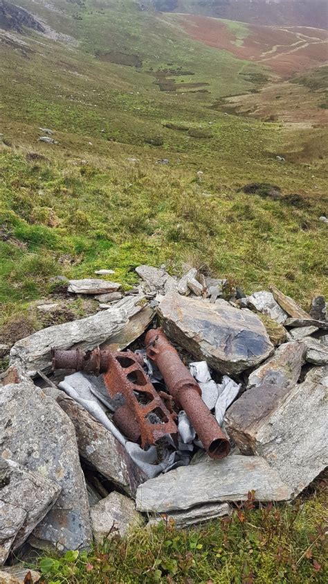 Avro Anson Lt741 Air Crash Site On Black Combe Cumbria