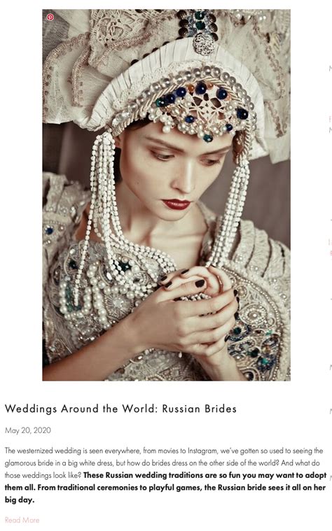 Weddings Around The World Russian Brides — Nkbride Модные стили