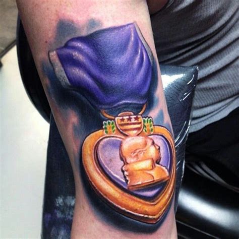 Purple Heart Tattoo Purple Heart Tattoos Heart Tattoo Designs