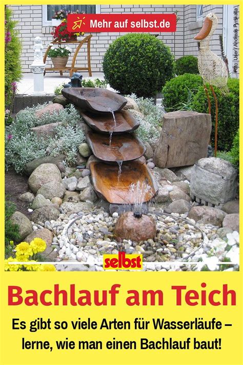 Weitere ideen zu bachlauf im garten, garten, wassergarten. Bachlauf | selbst.de | Wasser im garten, Bachlauf im ...
