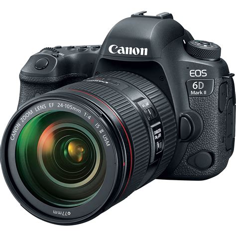 Canon Eos 6d Mark Ii Dslr Camera With 24 105mm F4l Ii 1897c009