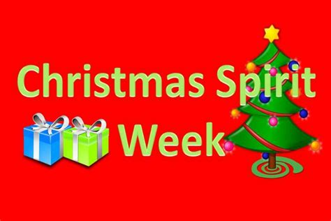 To make your spirit week one of the best yet, we've compiled the ultimate list of ideas for spirit week frm theme days to activities. Christmas spirit week quickly approaches KHS - The Eclipse