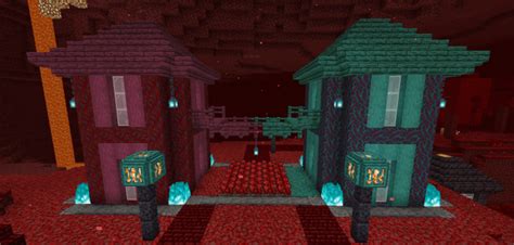 Nether Survival Base Minecraft Pe Maps