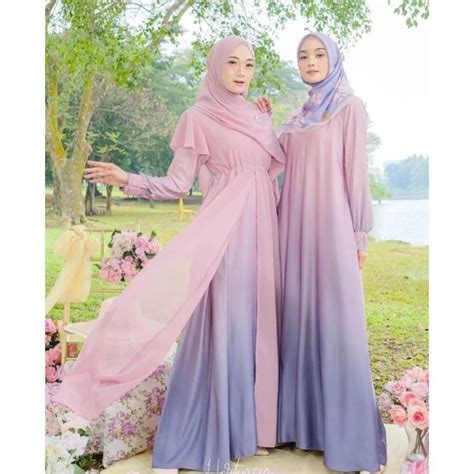 Jual Bridesmaid Dress Bahan Kain Armani Gradasi Shopee Indonesia