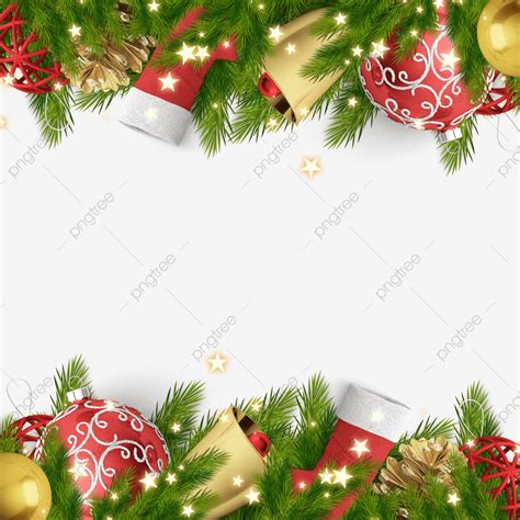 Christmas Ornament Border Png Transparent Christmas Borders With