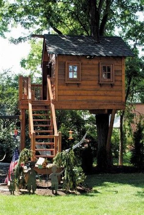 Nice 46 Inspiring Simple Diy Treehouse Kids Play Ideas More At