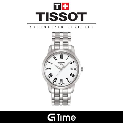 Official Tissot Warranty Tissot T0334101101301 Mens Classic Dream Quartz Steel Watch