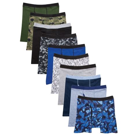 Hanes Hanes Boys Underwear 10 Pack Tagless Comfortflex Waistband
