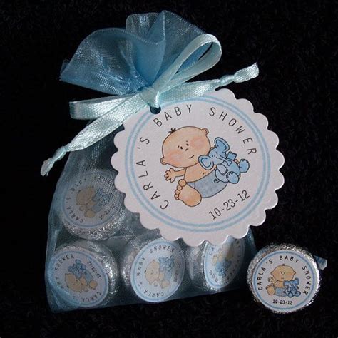 Personalized Hershey Kiss Baby Shower Favor Kit Blue By Susiedees 12