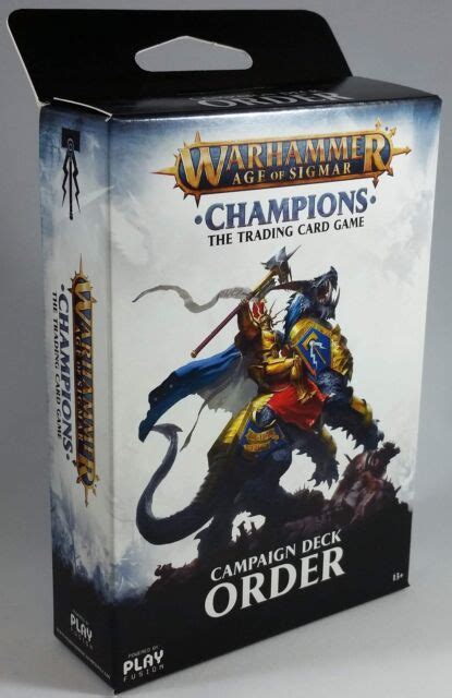 warhammer age  sigmar tcg campaign deck order  sealed ebay