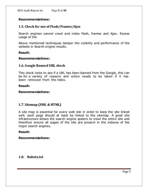 Recommendation Report Template 2 Professional Templates Report