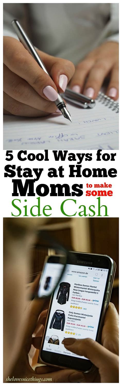Ways stay at home moms can make extra money. 5 Cool Ways for Stay at Home Moms to Make Extra Cash | Making extra cash, Save money on ...